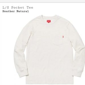 SOLD* Supreme L/S Pocket Tee (FW18)